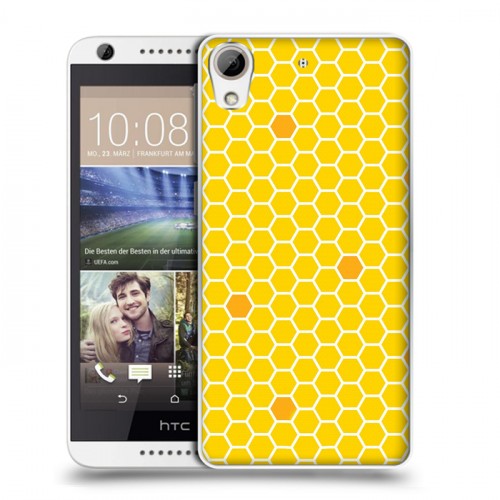 Дизайнерский силиконовый чехол для HTC Desire 626 Пчелиные узоры