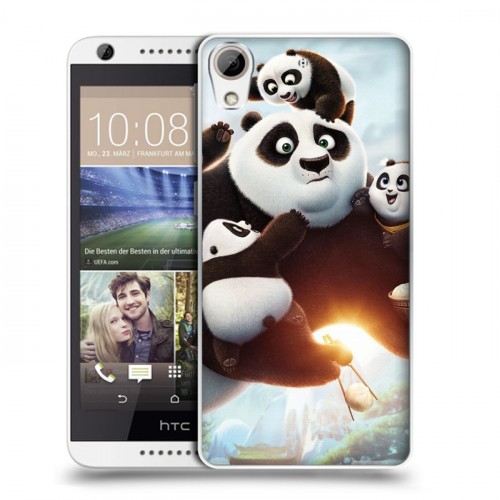 Дизайнерский силиконовый чехол для HTC Desire 626 Кунг-Фу Панда