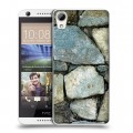 Дизайнерский силиконовый чехол для HTC Desire 626 Текстура камня