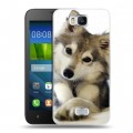 Дизайнерский пластиковый чехол для Huawei Y5c Собаки