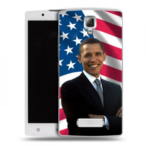 Дизайнерский пластиковый чехол для Lenovo A2010 Барак Обама