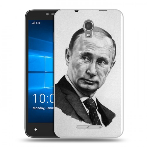 Дизайнерский пластиковый чехол для Alcatel OneTouch Pixi First В.В.Путин 