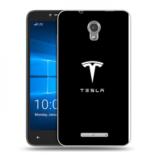 Дизайнерский пластиковый чехол для Alcatel OneTouch Pixi First Tesla
