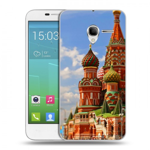 Дизайнерский силиконовый чехол для Alcatel One Touch POP 3 5 Москва
