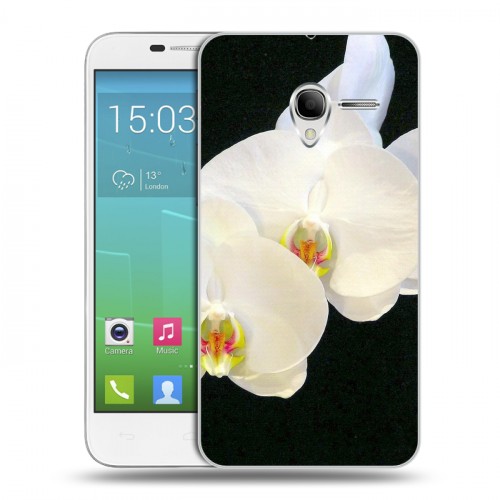 Дизайнерский силиконовый чехол для Alcatel One Touch POP 3 5 Орхидеи