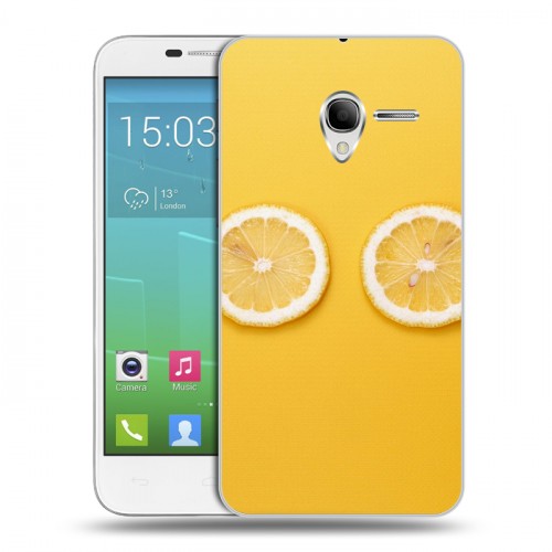 Дизайнерский силиконовый чехол для Alcatel One Touch POP 3 5 Лимон