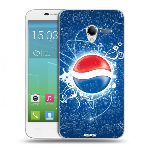 Дизайнерский силиконовый чехол для Alcatel One Touch POP 3 5 Pepsi