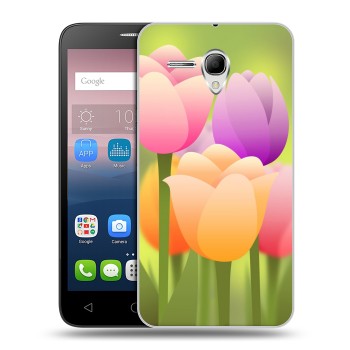 Дизайнерский силиконовый чехол для Alcatel One Touch POP 3 5.5 Романтик цветы (на заказ)