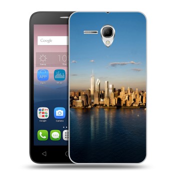 Дизайнерский силиконовый чехол для Alcatel One Touch POP 3 5.5 Нью-Йорк (на заказ)