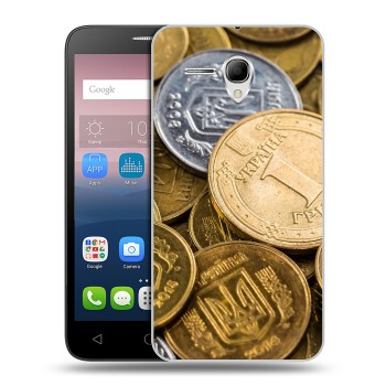 Дизайнерский силиконовый чехол для Alcatel One Touch POP 3 5.5 Текстуры денег (на заказ)