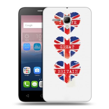 Дизайнерский силиконовый чехол для Alcatel One Touch POP 3 5.5 British love (на заказ)