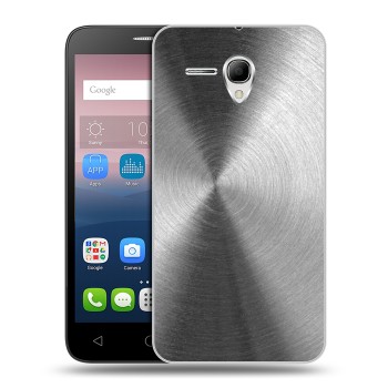 Дизайнерский силиконовый чехол для Alcatel One Touch POP 3 5.5 Металл (на заказ)