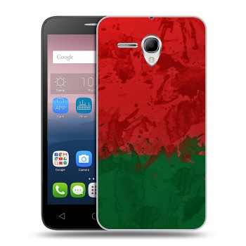 Дизайнерский силиконовый чехол для Alcatel One Touch POP 3 5.5 Флаг Белоруссии (на заказ)