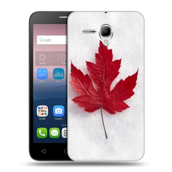 Дизайнерский силиконовый чехол для Alcatel One Touch POP 3 5.5 Флаг Канады (на заказ)