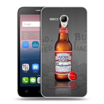 Дизайнерский силиконовый чехол для Alcatel One Touch POP 3 5.5 Budweiser (на заказ)