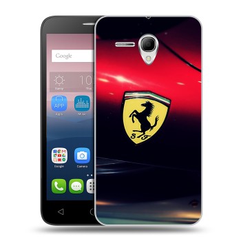 Дизайнерский силиконовый чехол для Alcatel One Touch POP 3 5.5 Ferrari (на заказ)
