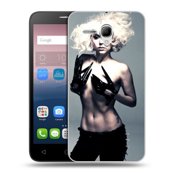 Дизайнерский силиконовый чехол для Alcatel One Touch POP 3 5.5 Леди Гага (на заказ)