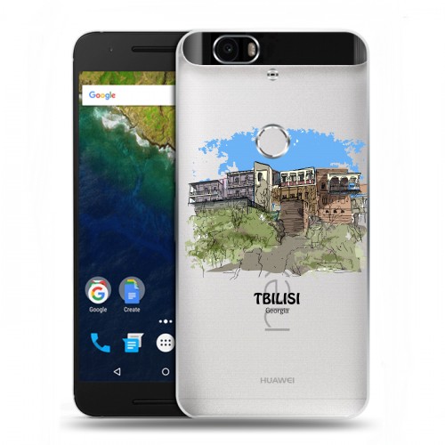 Дизайнерский силиконовый чехол для Google Huawei Nexus 6P Грузия