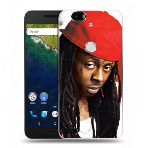 Дизайнерский силиконовый чехол для Google Huawei Nexus 6P Lil Wayne