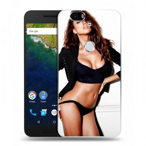 Дизайнерский силиконовый чехол для Google Huawei Nexus 6P Ирина Шейк