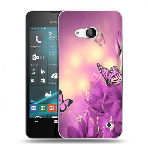 Дизайнерский пластиковый чехол для Microsoft Lumia 550 Бабочки