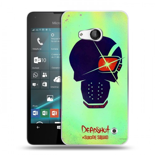 Дизайнерский пластиковый чехол для Microsoft Lumia 550 Отряд самоубийц