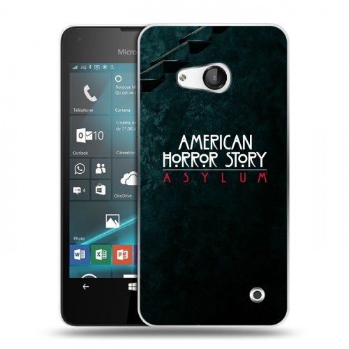 Дизайнерский пластиковый чехол для Microsoft Lumia 550 Американская История Ужасов