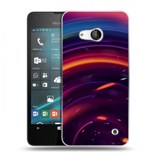 Дизайнерский пластиковый чехол для Microsoft Lumia 550 Красочные абстракции