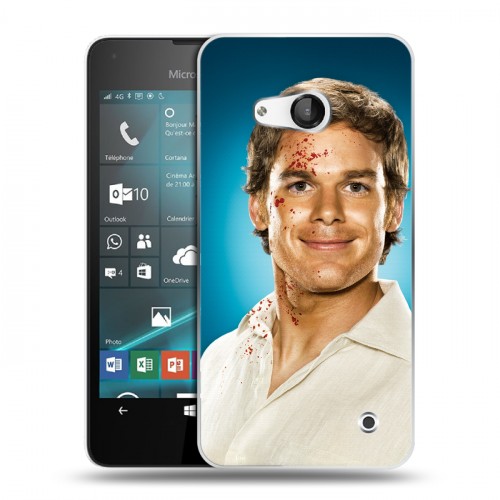 Дизайнерский пластиковый чехол для Microsoft Lumia 550 Декстер