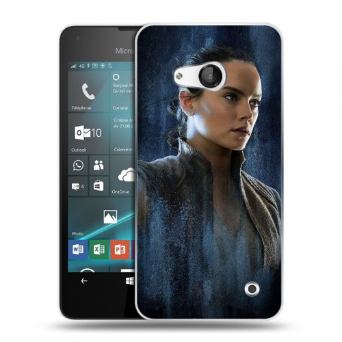 Дизайнерский пластиковый чехол для Microsoft Lumia 550 Star Wars : The Last Jedi