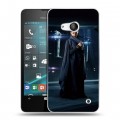 Дизайнерский пластиковый чехол для Microsoft Lumia 550 Star Wars : The Last Jedi