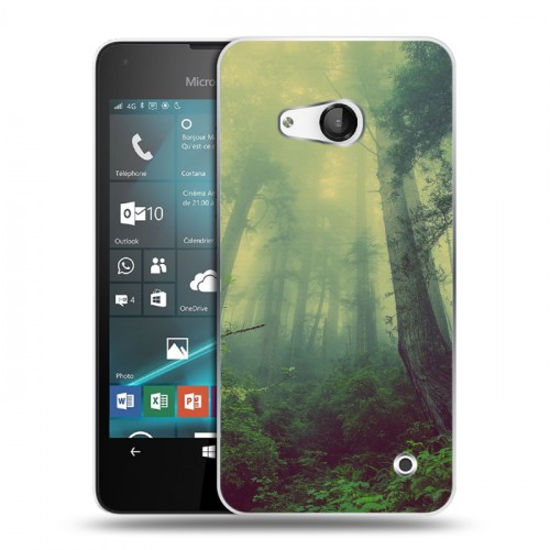 Дизайнерский пластиковый чехол для Microsoft Lumia 550 лес