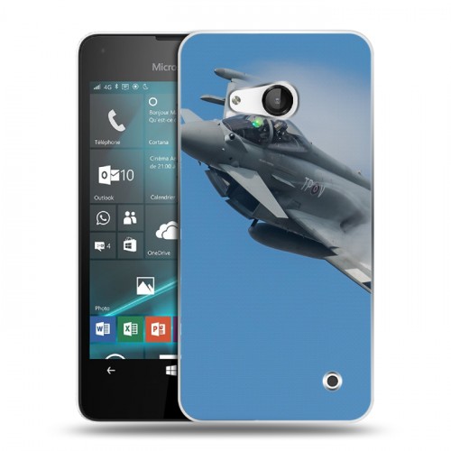 Дизайнерский пластиковый чехол для Microsoft Lumia 550 самолеты
