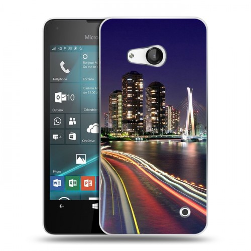 Дизайнерский пластиковый чехол для Microsoft Lumia 550 Токио
