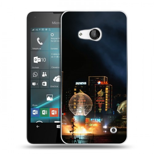 Дизайнерский пластиковый чехол для Microsoft Lumia 550 Токио