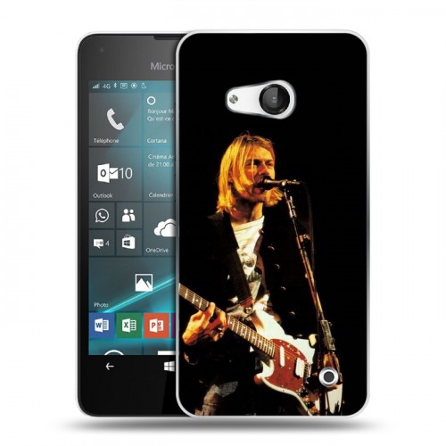 Дизайнерский пластиковый чехол для Microsoft Lumia 550 nirvana