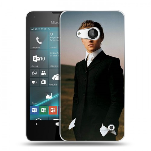 Дизайнерский пластиковый чехол для Microsoft Lumia 550 Леонардо Дикаприо