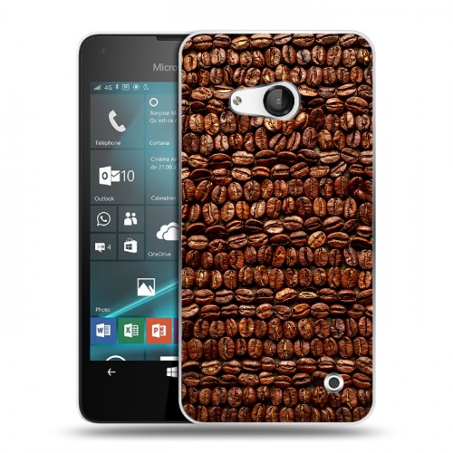 Дизайнерский пластиковый чехол для Microsoft Lumia 550 кофе