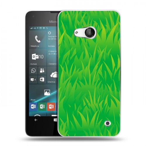 Дизайнерский пластиковый чехол для Microsoft Lumia 550 Трава