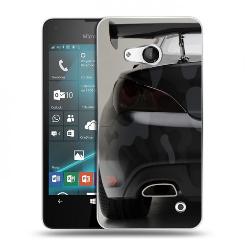 Дизайнерский пластиковый чехол для Microsoft Lumia 550 Hyundai