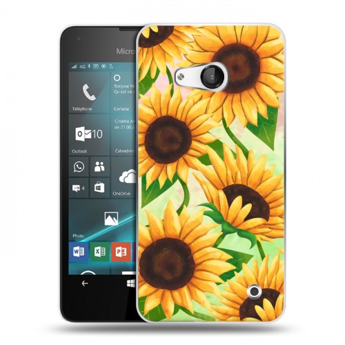 Дизайнерский пластиковый чехол для Microsoft Lumia 550 Романтик цветы