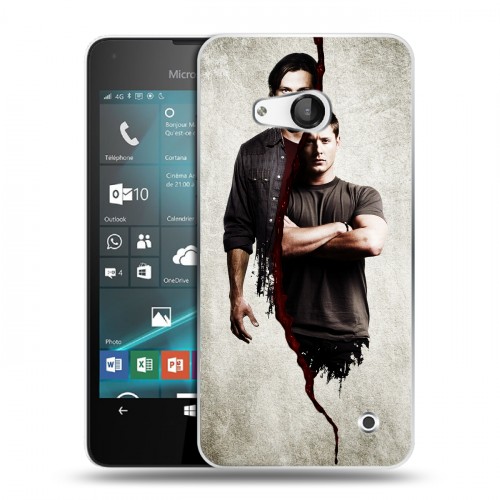 Дизайнерский пластиковый чехол для Microsoft Lumia 550 Сверхъестественное
