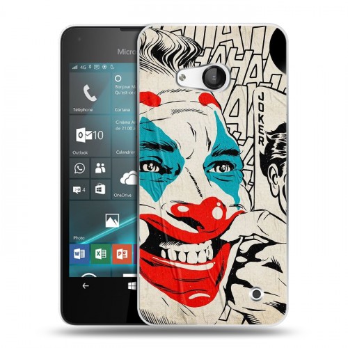 Дизайнерский пластиковый чехол для Microsoft Lumia 550 Джокер