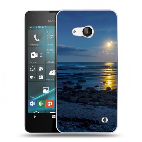 Дизайнерский пластиковый чехол для Microsoft Lumia 550 Затмение