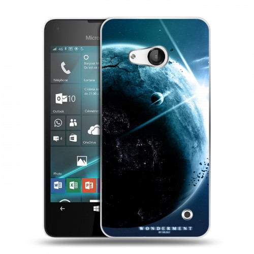 Дизайнерский пластиковый чехол для Microsoft Lumia 550 Земля