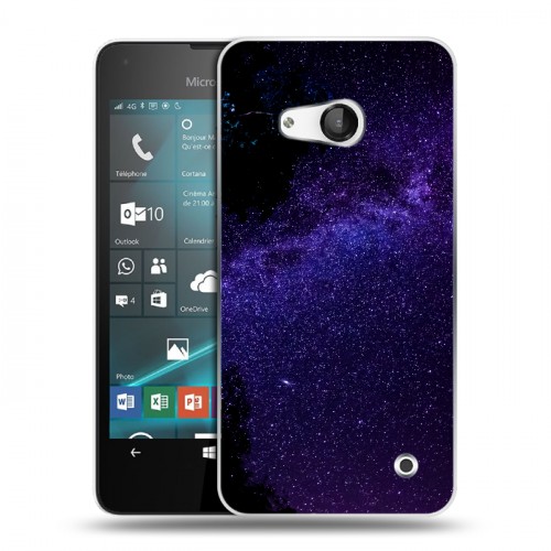 Дизайнерский пластиковый чехол для Microsoft Lumia 550 Млечный путь