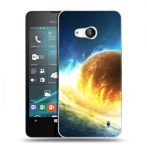 Дизайнерский пластиковый чехол для Microsoft Lumia 550 Солнце