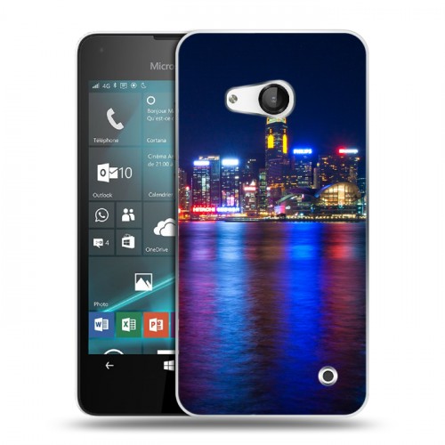 Дизайнерский пластиковый чехол для Microsoft Lumia 550 Гонконг