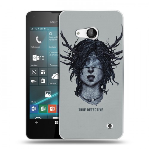 Дизайнерский пластиковый чехол для Microsoft Lumia 550 Настоящий детектив