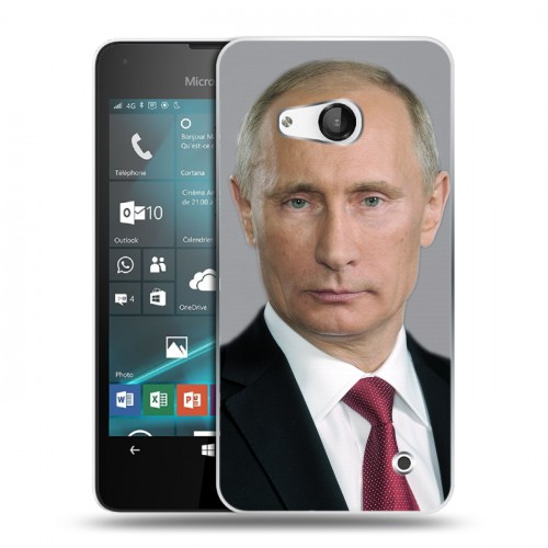 Дизайнерский пластиковый чехол для Microsoft Lumia 550 В.В.Путин